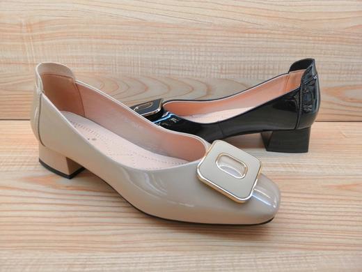 豪行真皮舒适休闲女鞋22326752时尚漆皮浅口单鞋 商品图2