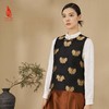 SAINTJOY/上久楷女式宋锦马甲 黑金色 DWS23070 商品缩略图0