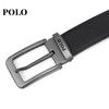  POLO 男士皮带商务休闲鳄鱼纹腰带双头层牛皮男裤带012251 商品缩略图3