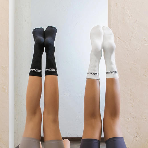 【带LOGO棉袜】中筒袜针织棉袜运动袜 商品图0
