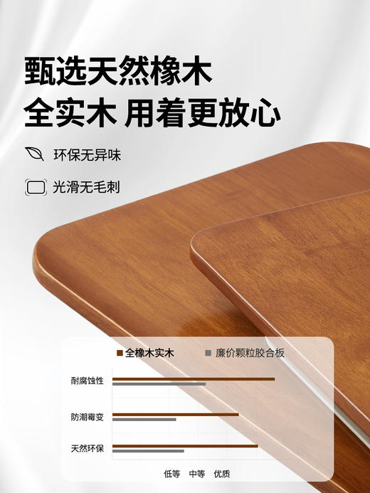 纯实木阅读架 双杆铝合金支架 儿童多功能看书神器 可调节升降阅读书架 学生桌面夹书固定器书本神器 |百里居 商品图2