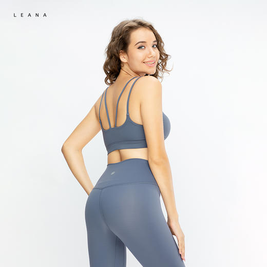 【断码特价清仓】LEANA丽娜裸感运动瑜伽内衣女防震跑步聚拢定型文胸美背内衣2006 商品图3