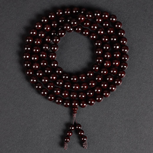 【高油高密❗️印度小叶紫檀】一珠一串皆匠心，专注高端臻品，老料满金星108颗佛珠，手串檀香木质文玩念珠，父亲节好礼L新年礼盒年货礼盒 商品图2