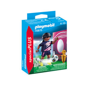 德国 Playmobil摩比世界 足球运动员大力射门 -PM70875
