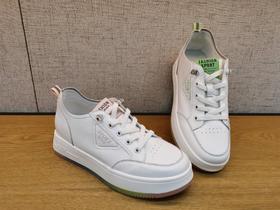 豪行21162189松糕板鞋百搭休闲真皮女鞋