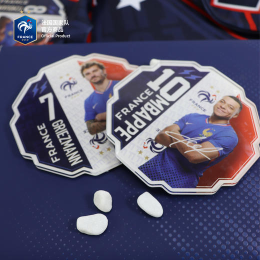 法国队官方商品 | 亚克力球员冰箱贴印号签名足球球迷礼物周边 商品图3