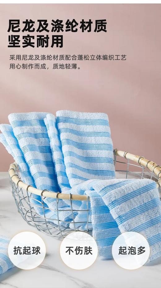 福利单品！柔洗版&双面双用泡泡洗澡巾 商品图3