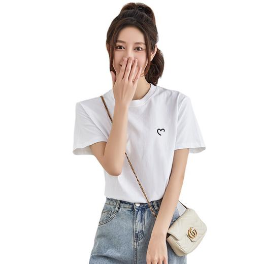 「19.9包邮！男女同款」多种花型短袖文化衫圆领短袖t恤印花logo男女同款上衣 商品图4