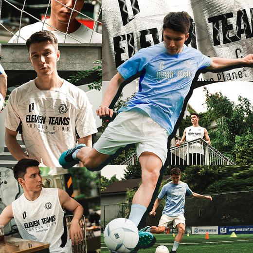小李子Eleventeams足球运动训练破浪系列组队梭织弹力短裤成人男 商品图4