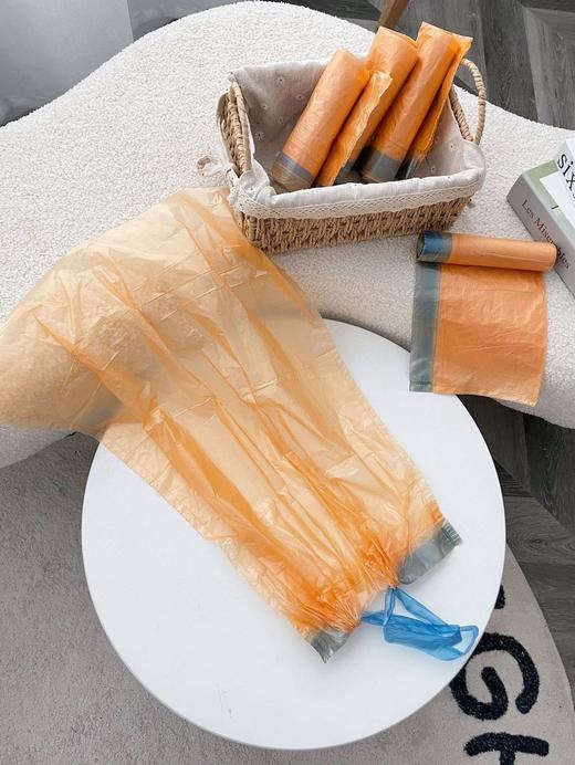 【番红花·抽绳垃圾袋】⑨.⑨ⓡⓜⓑ比普通垃圾袋好用！ 加厚抽绳式垃圾袋！ 商品图1