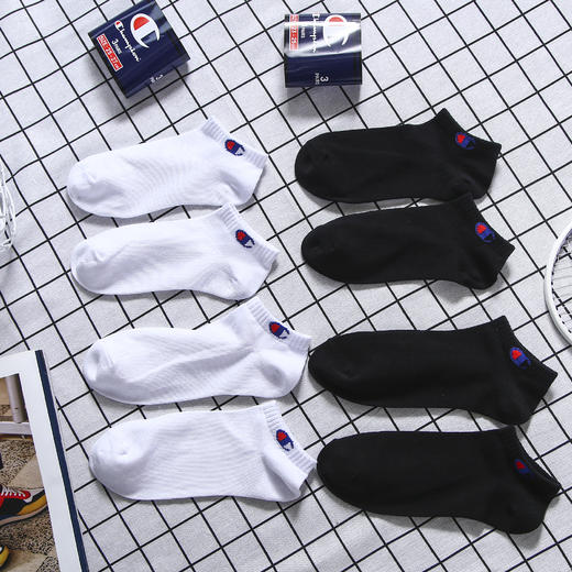 【秒杀】💰39.9到手6双💥【Champion中筒袜➕短袜】天花板颜值！舒适亲肤不臭脚  ⚠️官方旗舰店3双售价💰100➕，男女码都有~ 商品图2