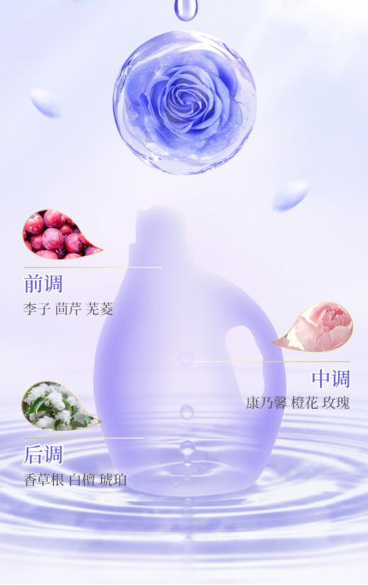 🎉【到手24斤】花漾云感馨香洗衣液4桶+花漾云感馨香洗衣8袋：🥰1. 瑞士进口香氛 活花萃取科技：香氛原料均取自自然，👛 商品图1