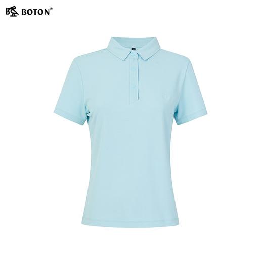 凉感科技波顿春夏季女士POLO衫透气舒适短袖高端美式休闲上衣LT319224 商品图4