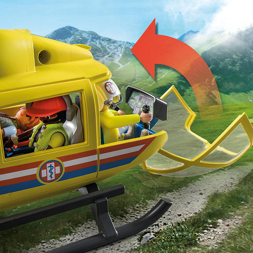 德国 Playmobil摩比世界 救援直升机 -PM71203 商品图6