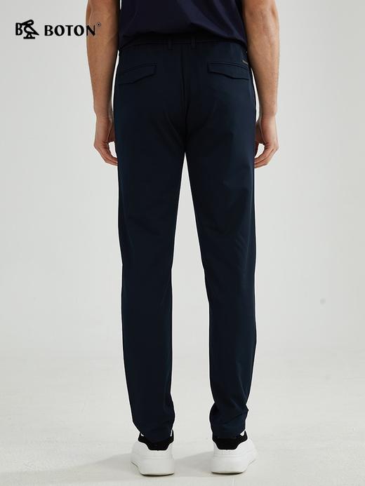 【挺括微弹】波顿年春夏男士斜袋长裤高端美式休闲修身ME867123 商品图1
