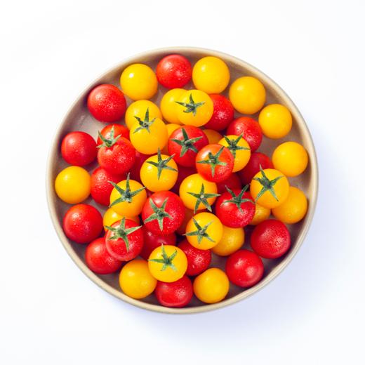 大理春沐源双色串收番茄带枝沙拉新鲜番茄食用  西餐柠黄小串茄 商品图2