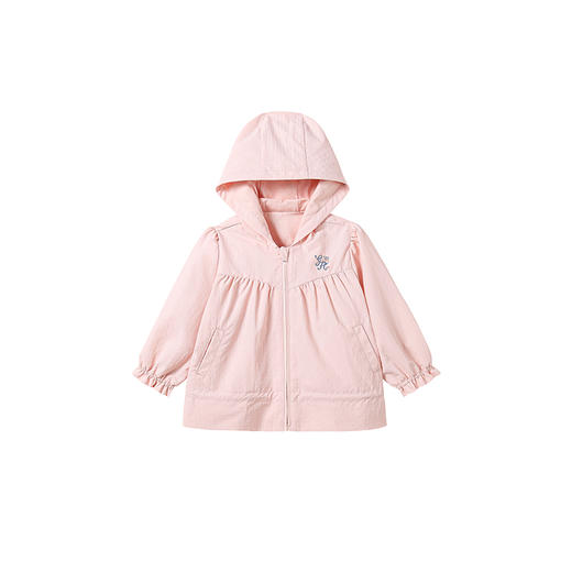【商场同款】英氏婴儿外套春秋长袖连帽外套女童风衣新款 商品图4