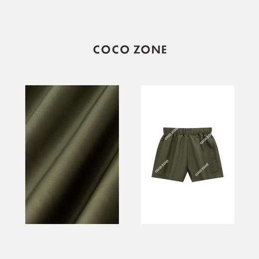 COCO ZONE"宅宅裤”夏季简约松紧腰显瘦短裤百搭休闲A字裤CC1B1470 商品图2