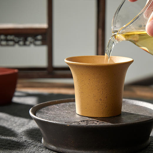 卓玉堂·紫砂五常杯礼盒，五种珍稀紫砂泥炼制，五款雅致器型，百元出头一次全收录【G】 商品图1