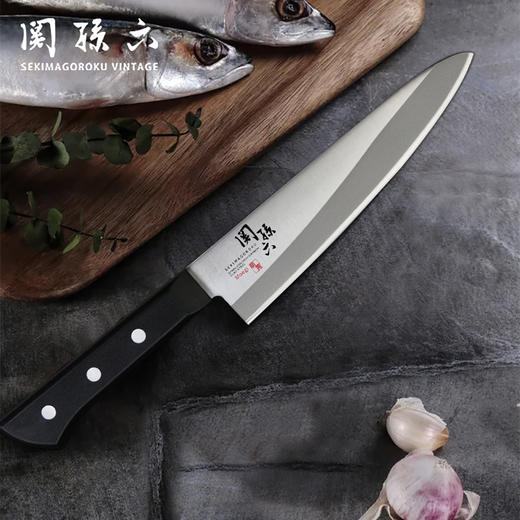 KAI贝印关孙六萌黄系列切菜刀三德刀165mm 商品图1