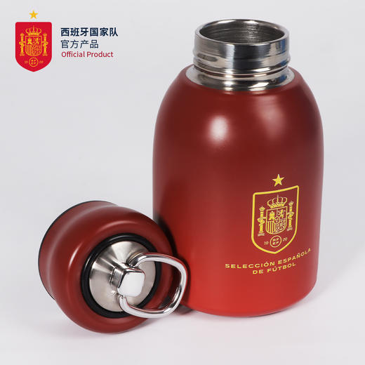 【官方正版】西班牙国家队| 红黄渐变队徽迷你保温杯欧洲杯限定加维 商品图2