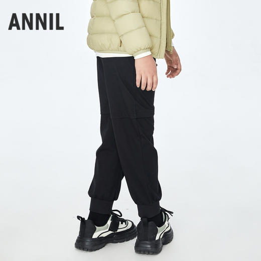 男童全腰针织单裤秋季新款安奈儿童装EB436542 商品图2