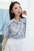 amadella 蔓藤花卉烧花复古尖领衬衫 13072 商品缩略图2