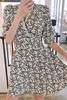 CHUU V领碎花收腰A摆连衣裙 12471 商品缩略图3