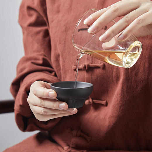 卓玉堂·紫砂五常杯礼盒，五种珍稀紫砂泥炼制，五款雅致器型，百元出头一次全收录【G】 商品图3