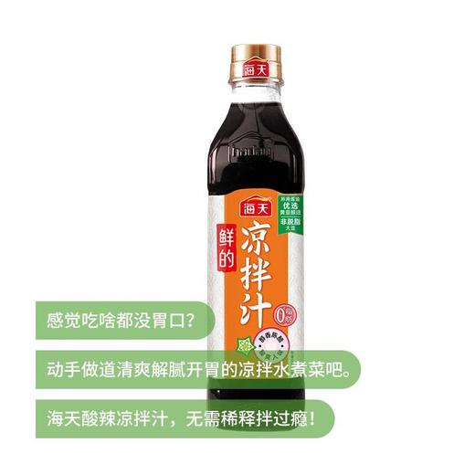 海天450ml鲜的凉拌汁x 商品图0