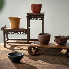 卓玉堂·紫砂五常杯礼盒，五种珍稀紫砂泥炼制，五款雅致器型，百元出头一次全收录【G】