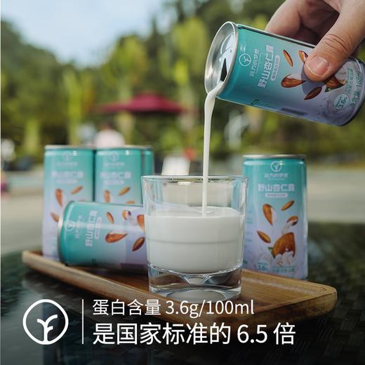 【SGS308项农残未检出 远方的梦想定制版 野山杏仁露 168ml*8罐】传统石磨湿磨技术 保留杏仁原始味道 营养丰富 商品图2