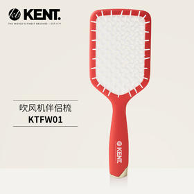 英国KENT肯特进口蜂窝气垫弹力梳子吹风机伴侣梳    A-5187