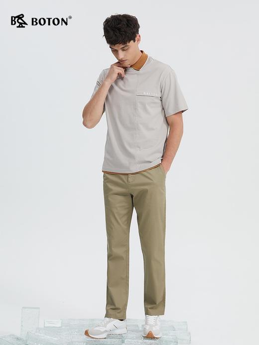 冰丝顺滑波顿男士夏季短袖棉t恤设计感小众美式休闲上衣MT008224 商品图1