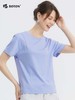 女士夏季短袖t恤丝滑抗皱透气舒适高端美式休闲高端上衣LT317224 商品缩略图5