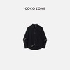 COCO ZONE 休闲时尚女款黑色衬衫 23C29009 商品缩略图0