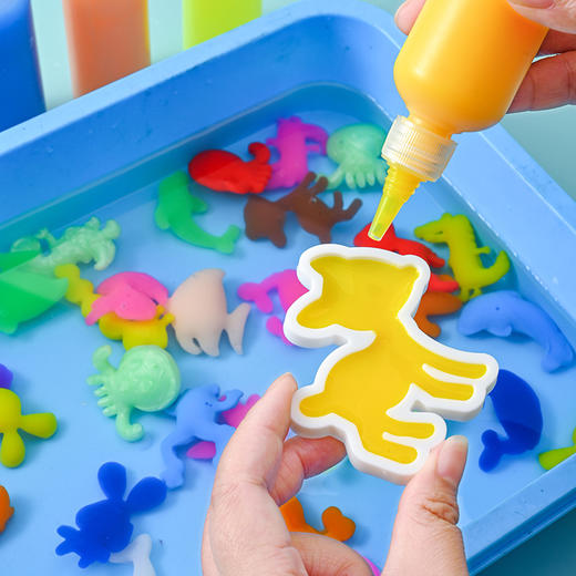 【感观启发，升级3D立体魔幻水精灵】全新升级魔幻水精灵女孩玩具水宝宝神奇，趣味玩耍安全不刺激，儿童益智手工制作玩具3-15益智水晶灵QQ 商品图1