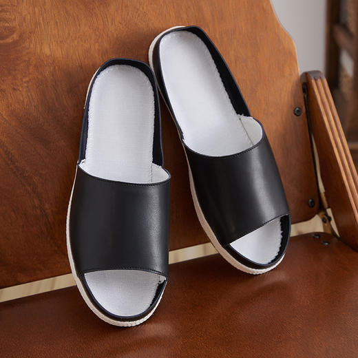 buyutang/布语堂 真.皮拖鞋，久穿不累脚，呵护脚步健康 商品图2