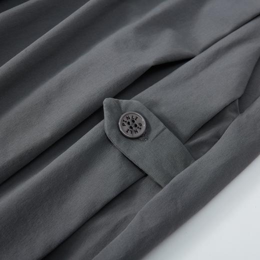 PINLI品立2024夏季新款宽松休闲束脚裤男潮牌百搭纯色工装九分裤B242117125 商品图4