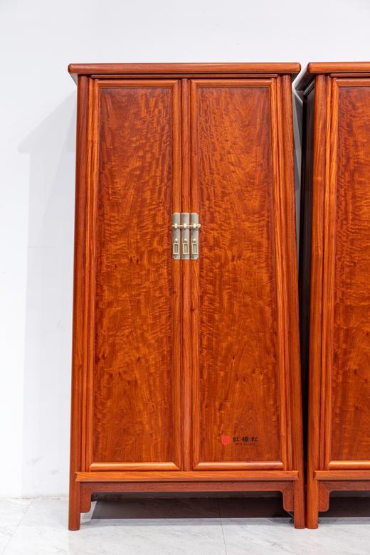 红桥红  家具严选  缅甸花梨（大果紫檀）【179 嘉木堂明式素面 圆角柜 】 商品图2