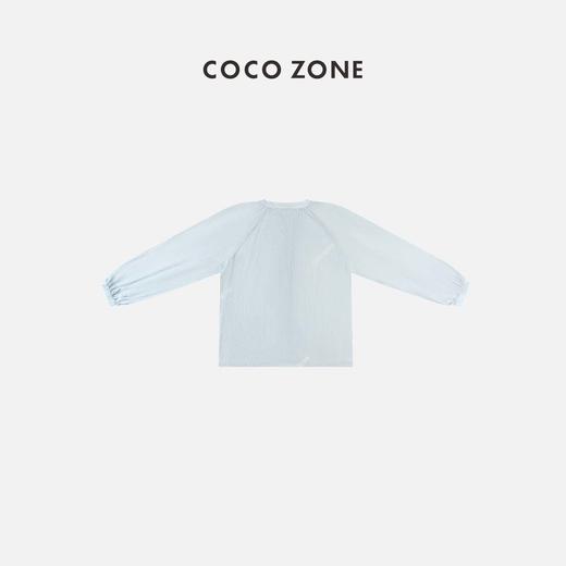 COCO ZONE 气质衬衣圆领袖口松紧轻薄舒适上衣  23C18800 商品图1