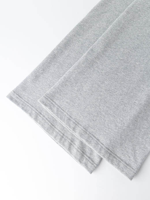 COCO ZONE 100棉简约休闲裤百搭松紧腰直筒裤CC1B1355 商品图7