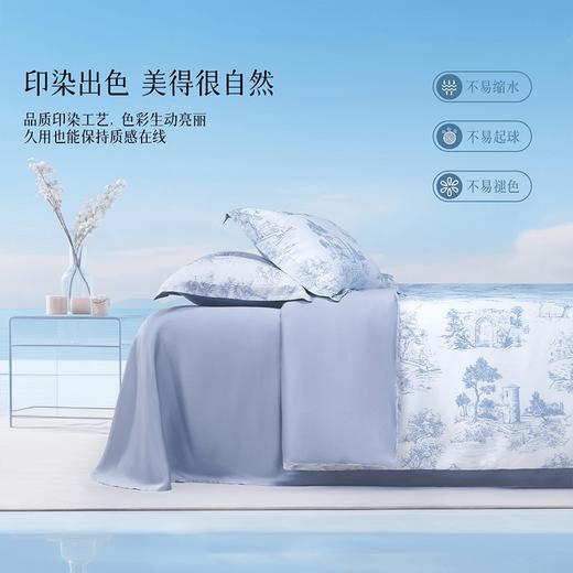 【60s兰精天丝™纤维套件】百丽丝家纺奥莉斯四件套顺滑透气印花薄款 商品图4