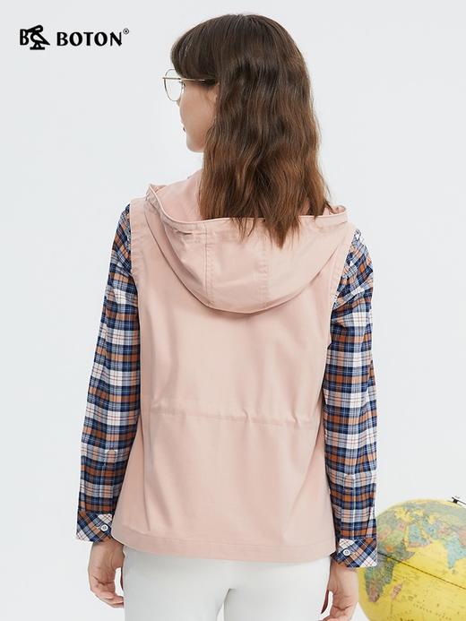 波顿春夏女士工装风马甲高端美式休闲高端大码马夹LJ917124 商品图1