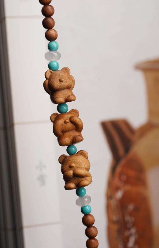 老山檀三不熊（订制一周发货） 商品图0