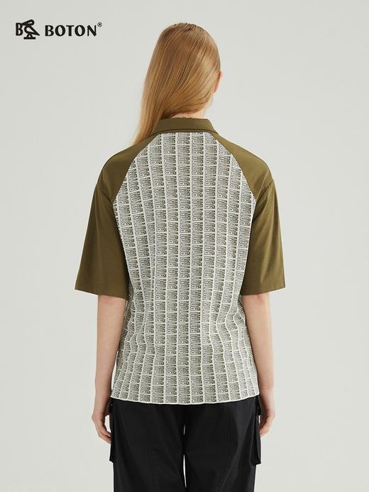 【户外有活力】波顿春秋女绿色T恤短袖高端运动休闲poloLU102223 商品图5