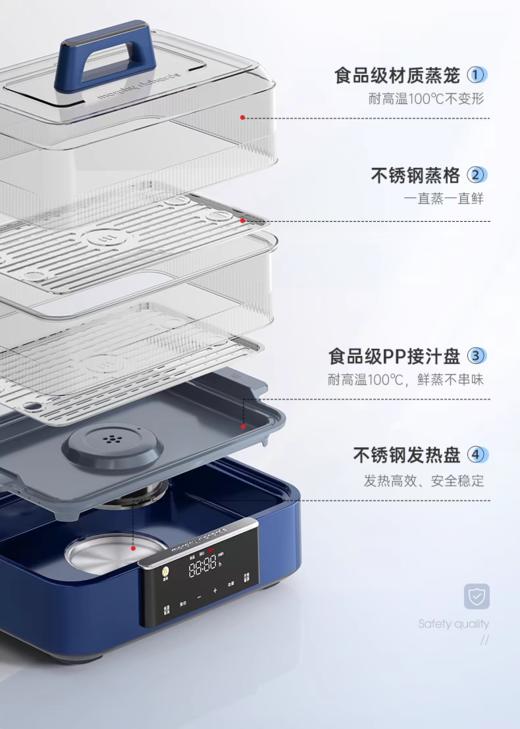【6F】摩飞速蒸多功能家用蒸炖锅MR1158 商品图9