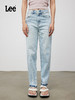 Lee夏411裤型高腰锥形凉凉裤女牛仔裤LWB1004116US00FA01226 商品缩略图0