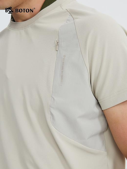 波顿男士春夏个性设计感小众T恤高端品牌短袖上衣MT002224 商品图4