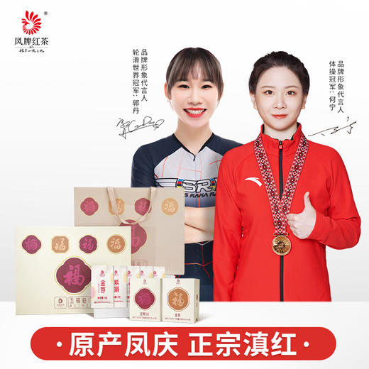 【新品上市】凤牌滇红五福临门五味佳茗经典滇红茶250g独立袋装50包 商品图0